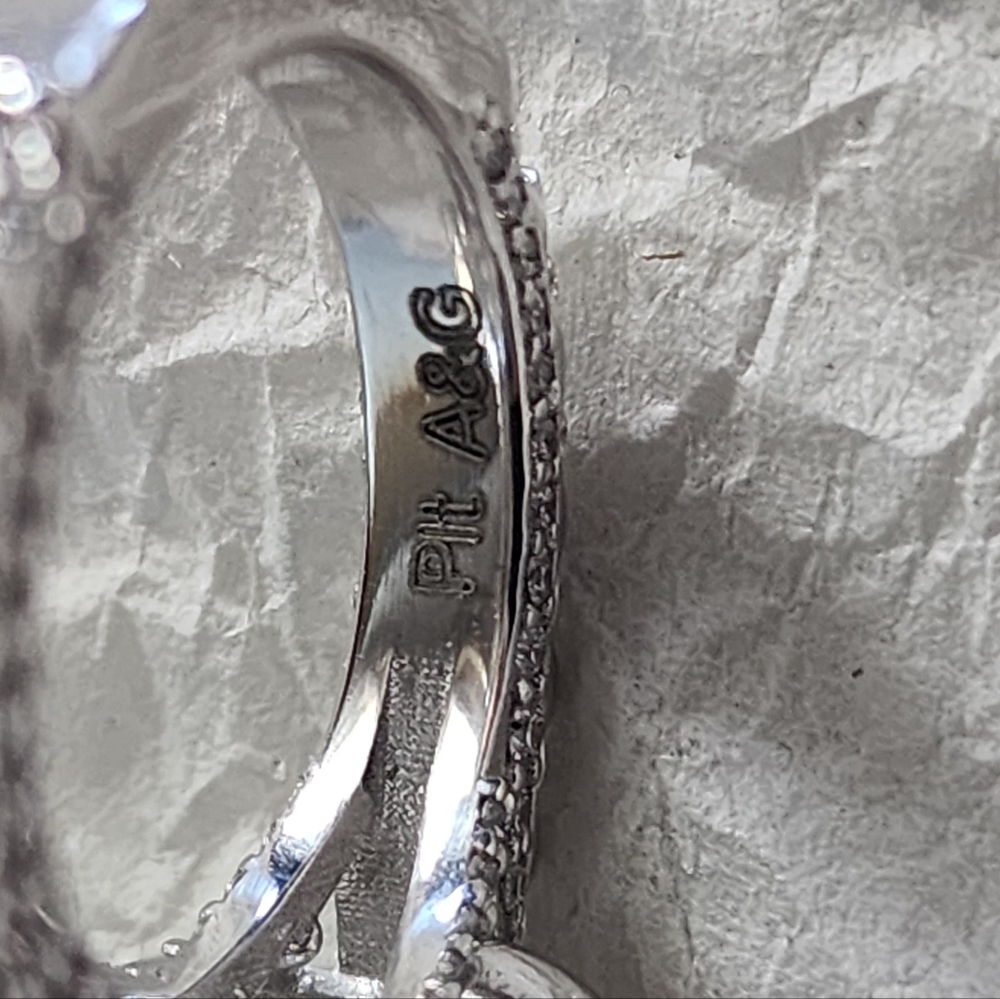 9.02 Total CT Lab Grown Platinum Engagement Ring  IGI Size 6 - Picture 8 of 16